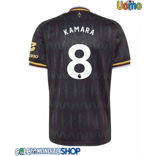 Maglie da calcio Aston Villa Boubacar Kamara #8 Seconda Maglia 2026-27 Manica Corta